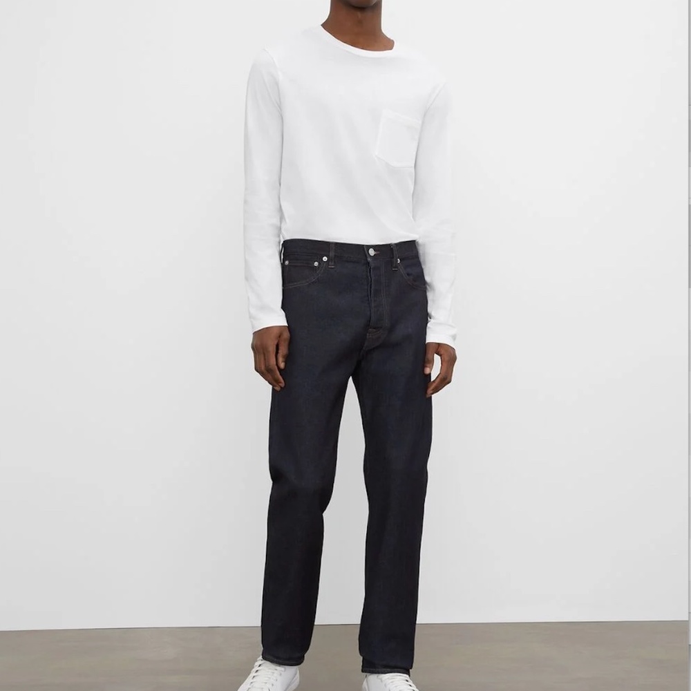 Straight Fit Jeans - Brand New - NEVER WORN - Overdyed Indigo